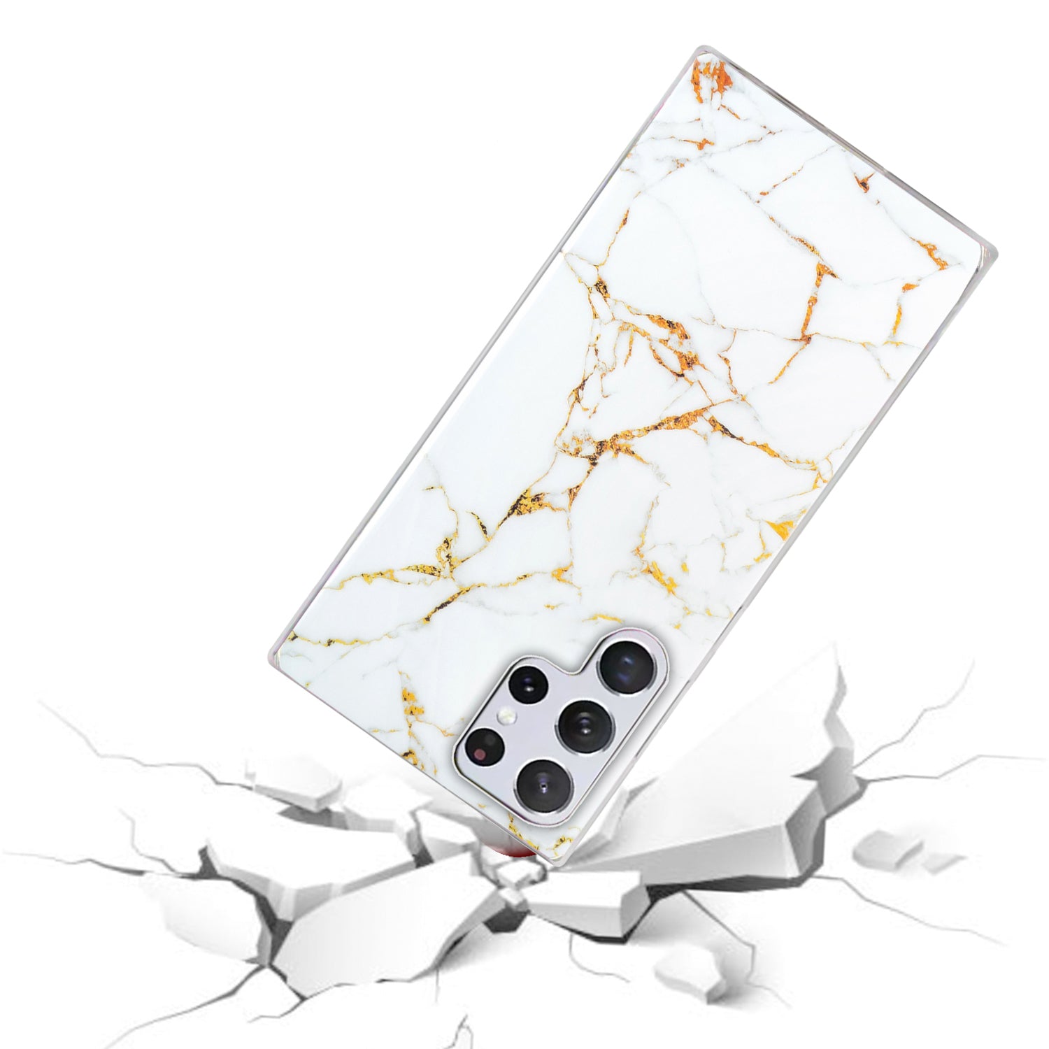 For Samsung Galaxy S23 Ultra IMD Marble Pattern Anti-collision TPU Case Back Protector Phone Cover For Samsung Galaxy S23 Ultra IMD Marble Pattern Anti-collision TPU Case Back Protector Phone Cover